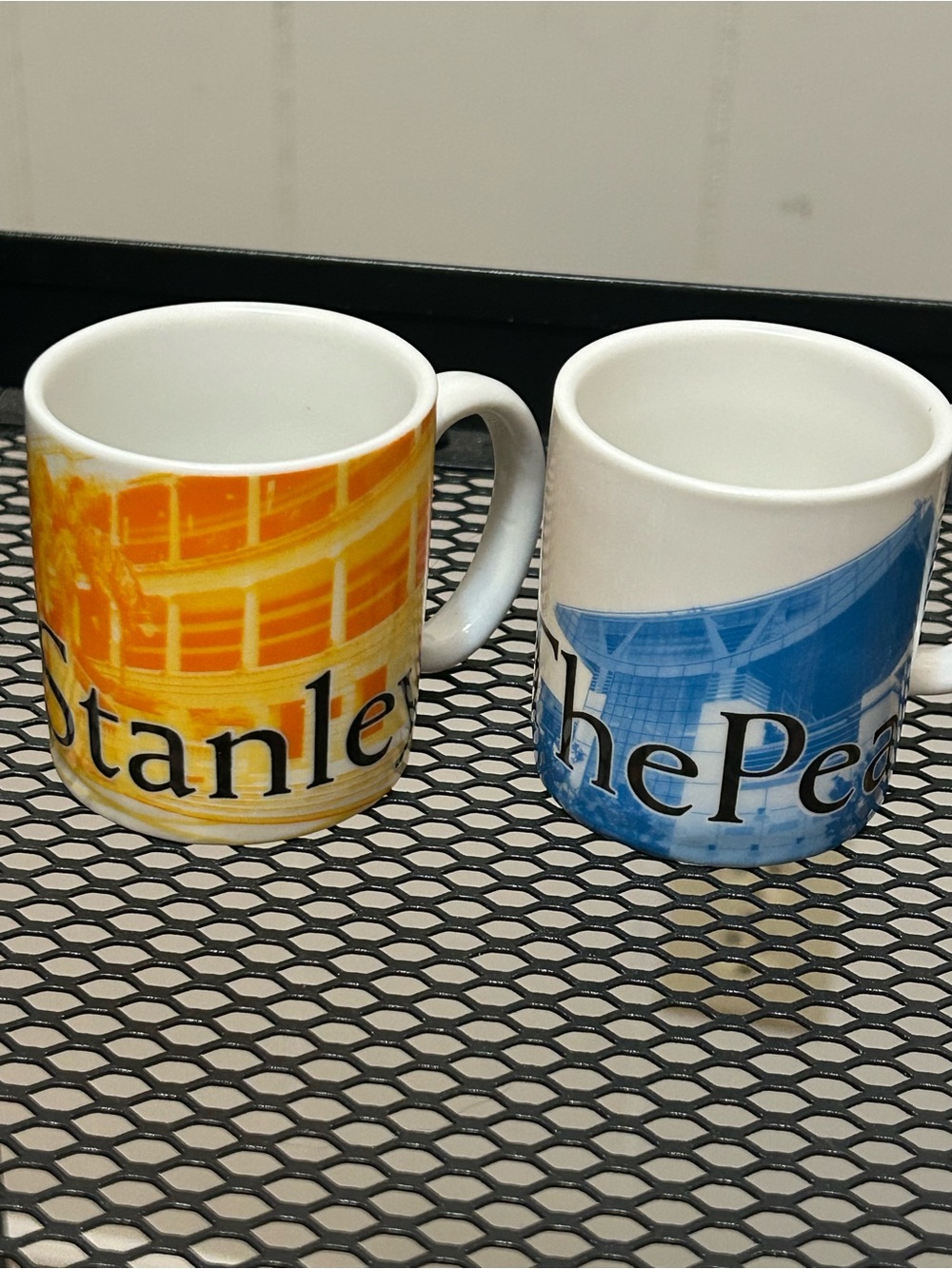 2011 Starbucks Collector Hong Kong Espresso Mugs - Set of 2